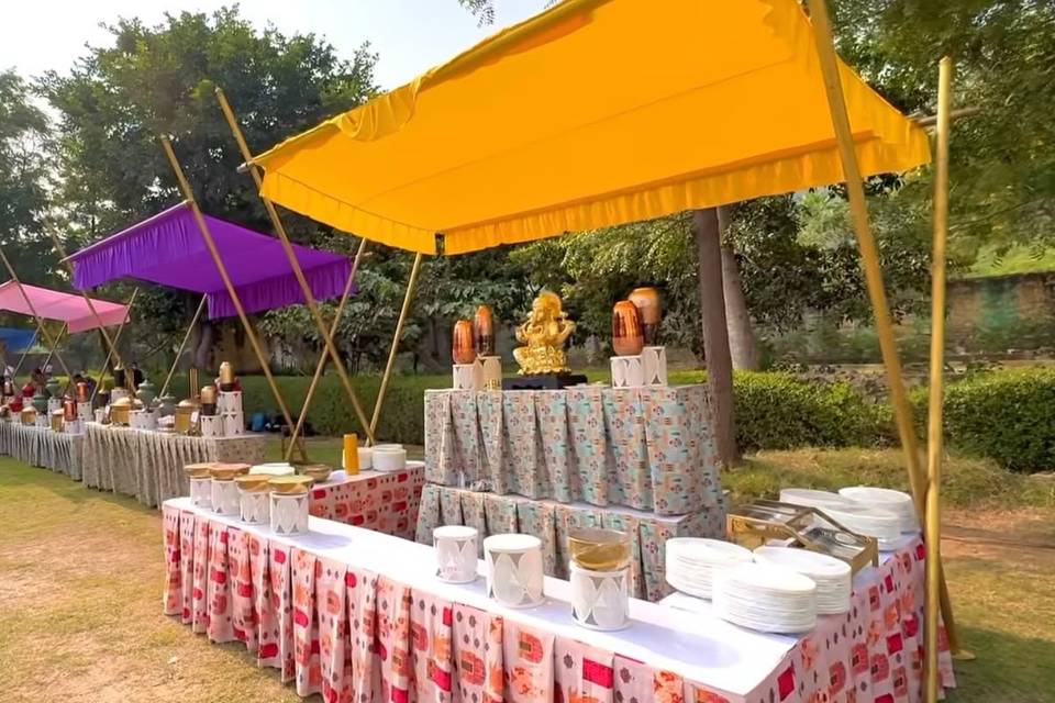 Catering setup