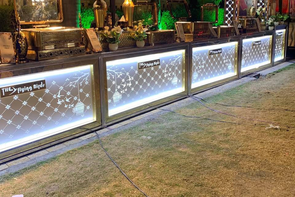 Catering setup