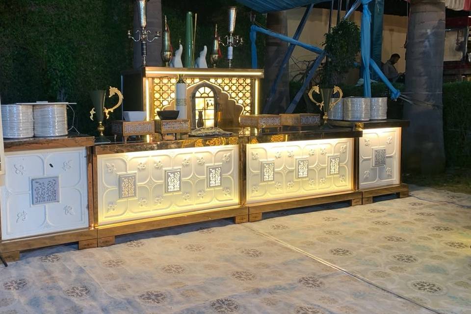 Catering setup