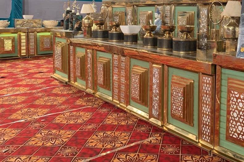 Catering setup