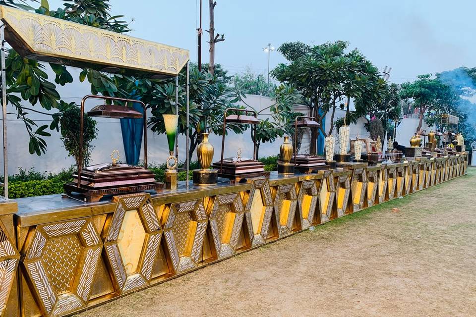 Catering setup