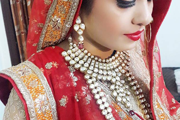 Bridal makeup