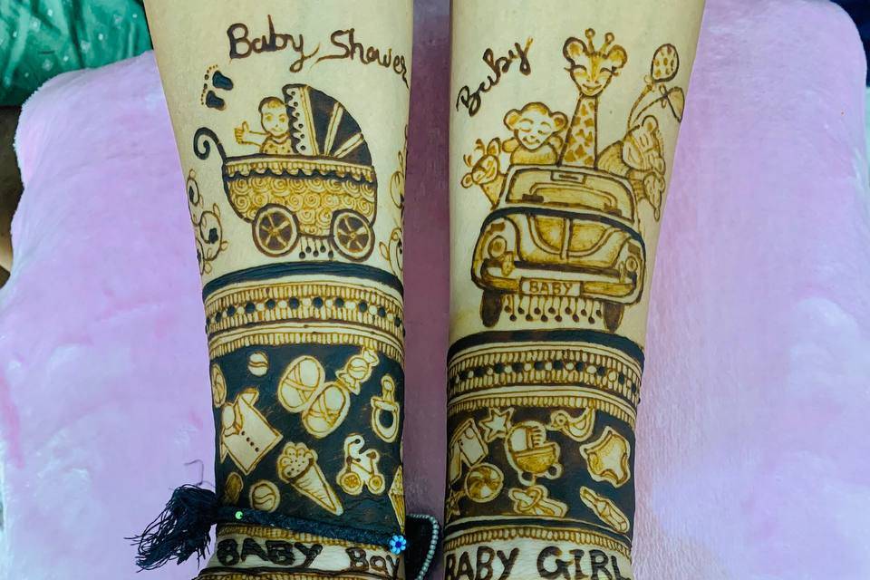 Baby Shower Mehandi