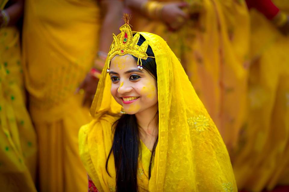 Haldi of Shreya.