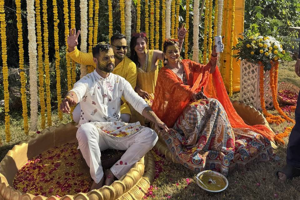 Haldi decor