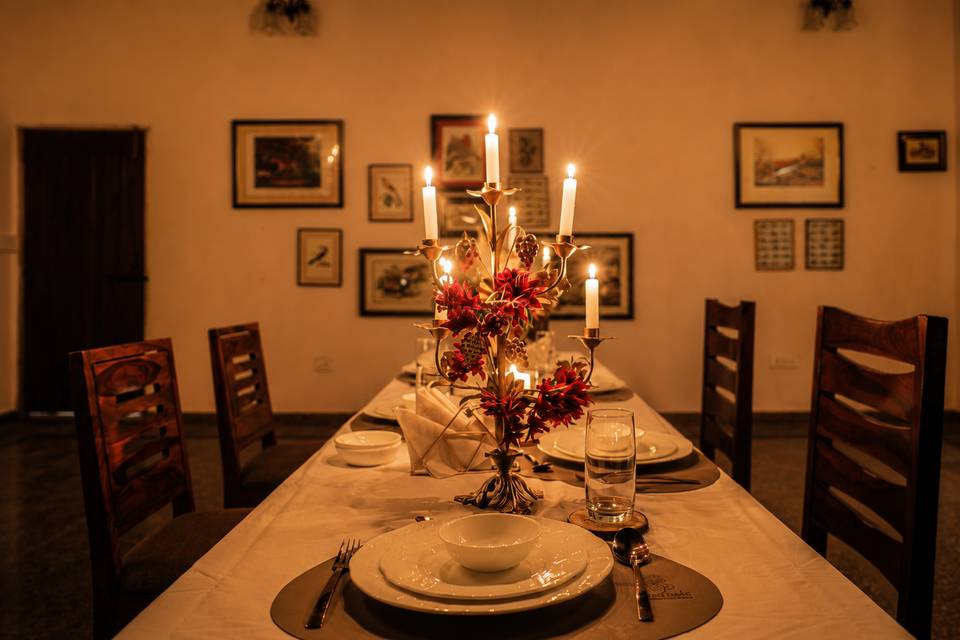 Catering setup