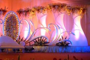 Decoration of weddings