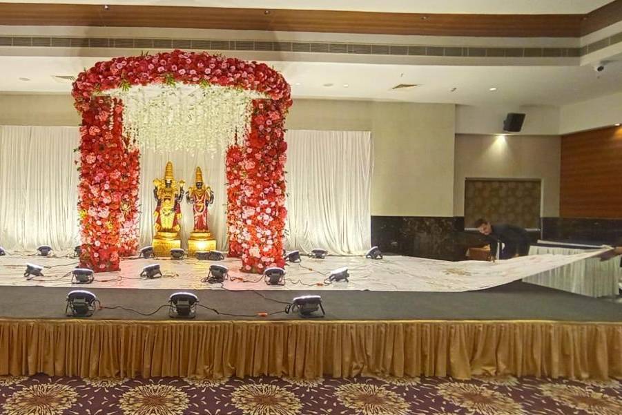 IRIS BANQUET WEDDING SETUP