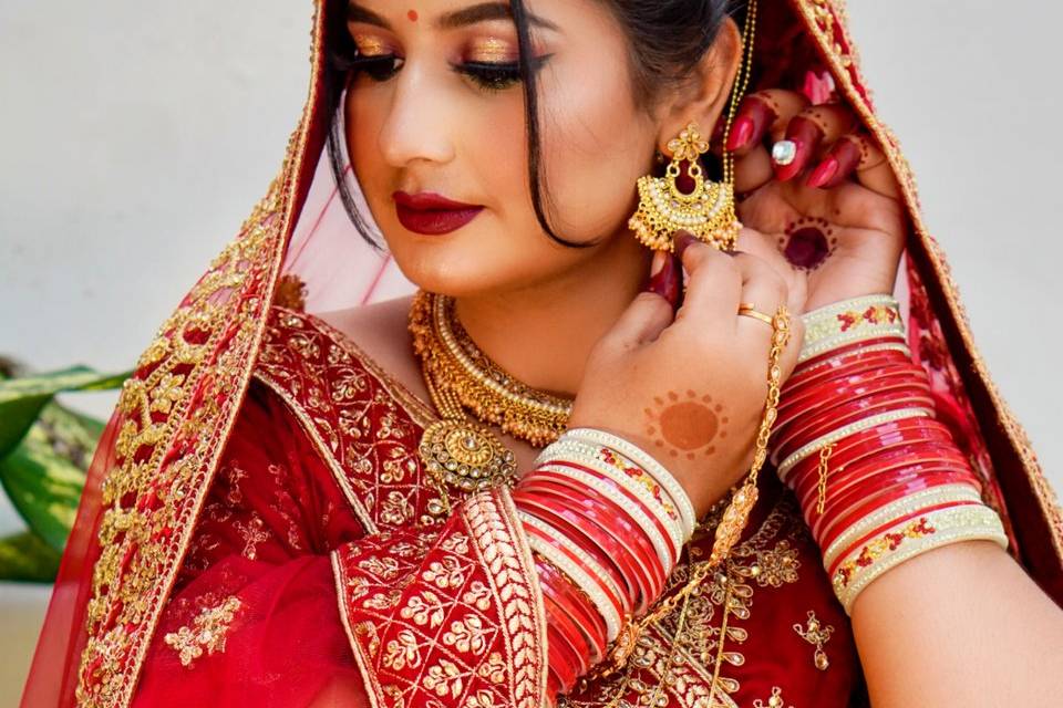 Bridal makeup