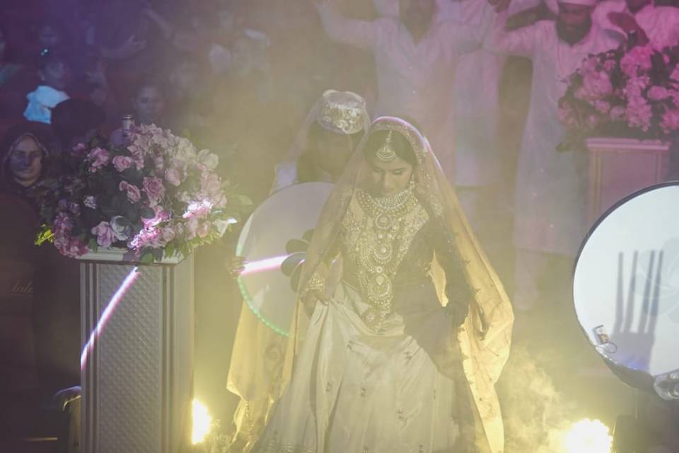 Bride's entry