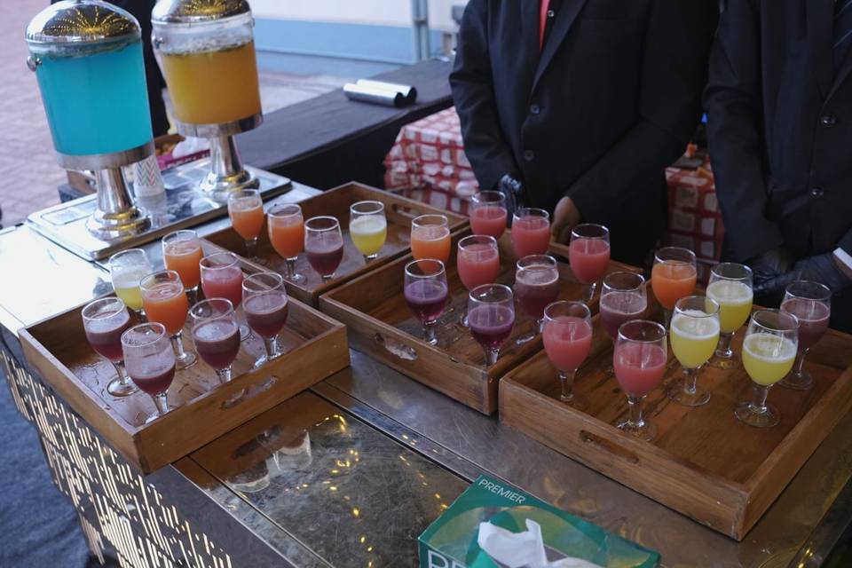 Catering setup
