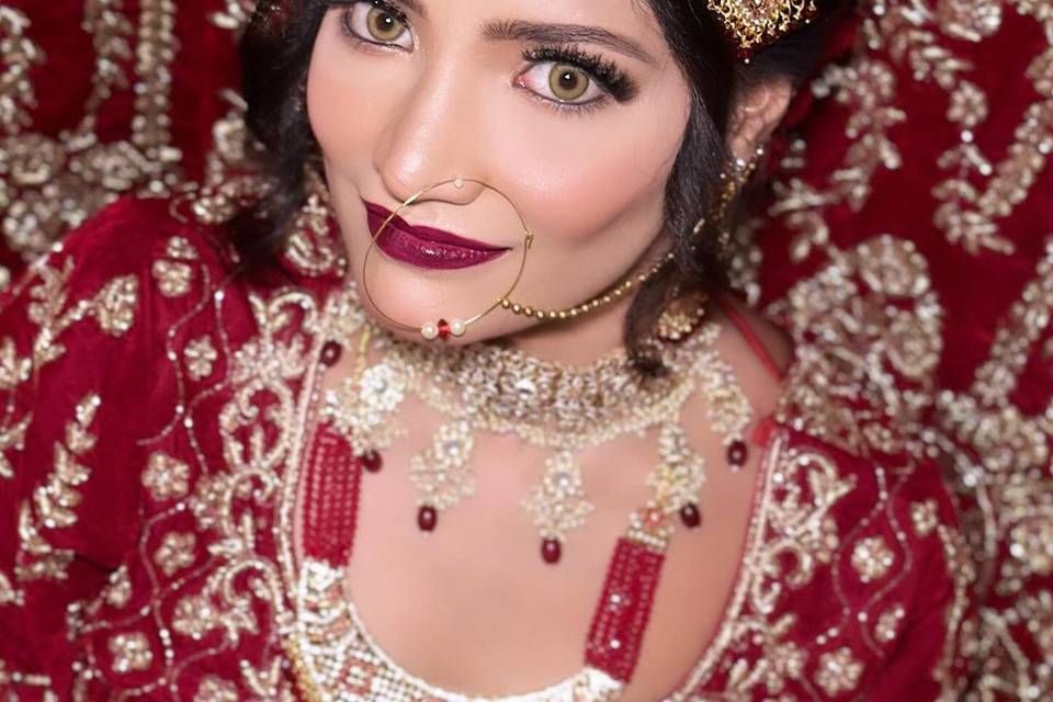 Bridal makeup