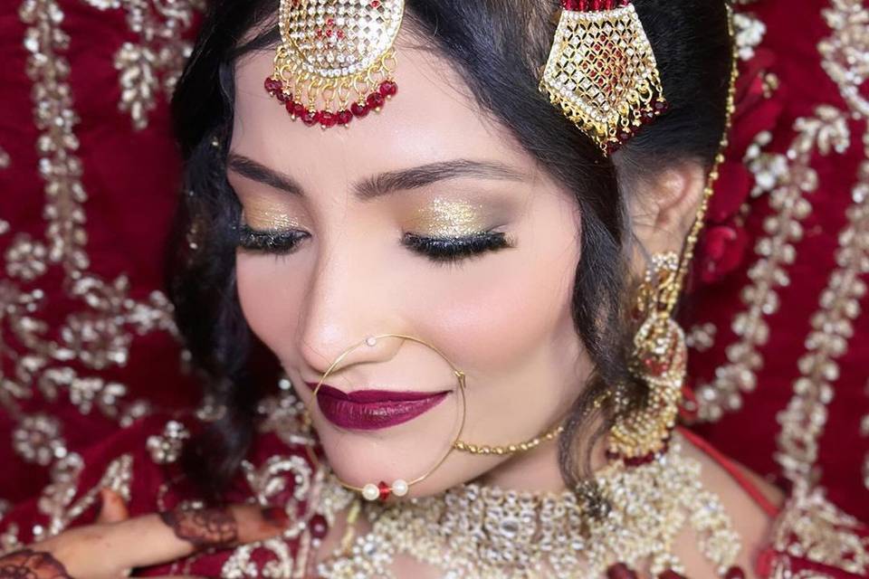 Bridal makeup