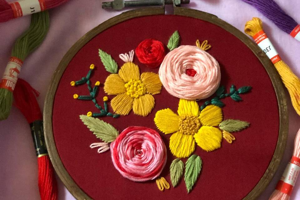 Embroidered gift