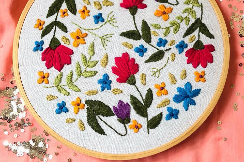 Embroidered gift