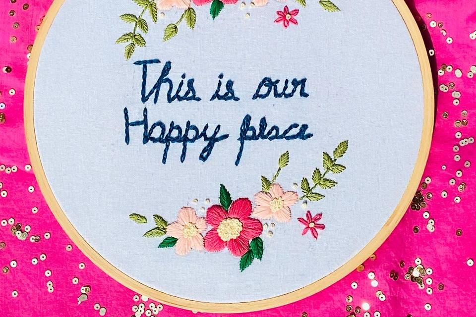 Embroidered gift