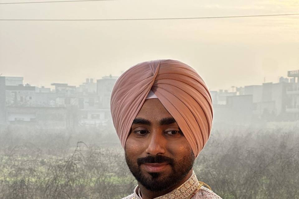 Wedding turban