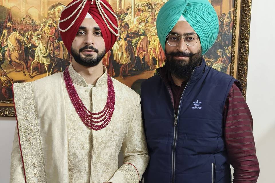 Wedding turban