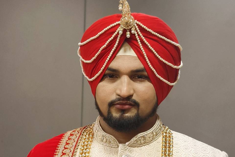 Wedding turban