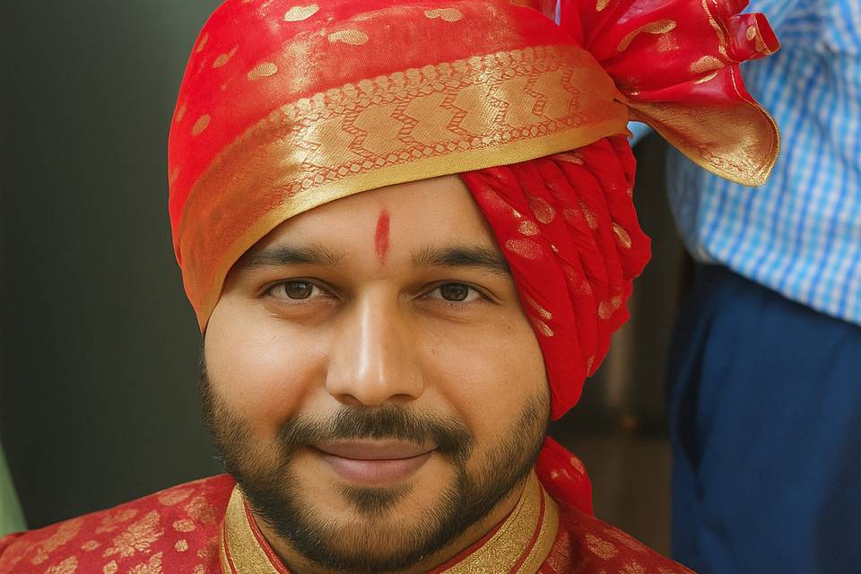 Wedding turban