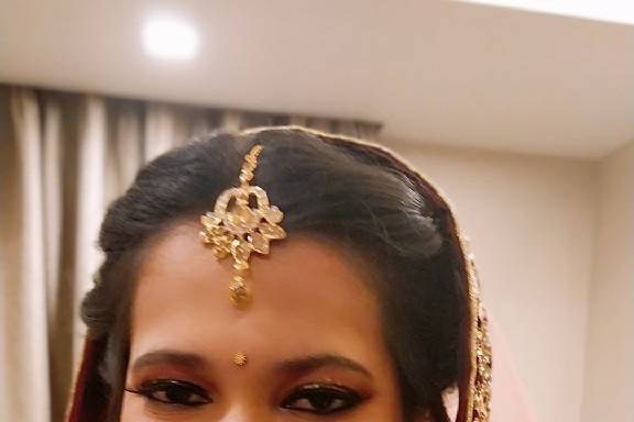 North Indian bridal look