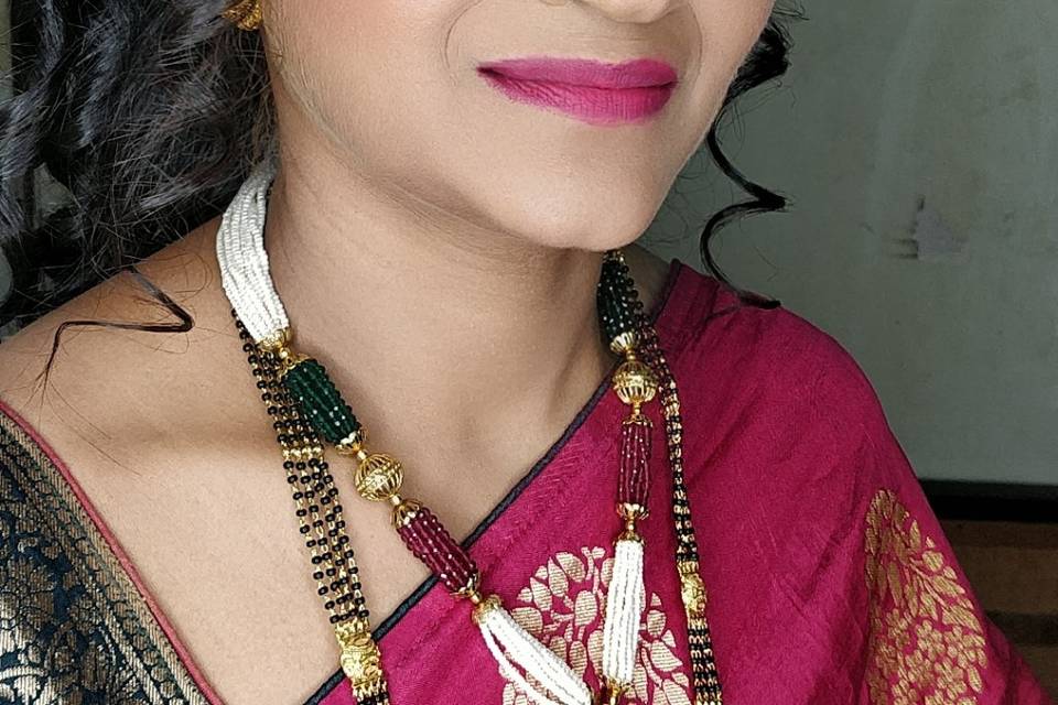 Wedding guest makeup