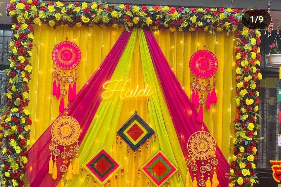 Haldi decor