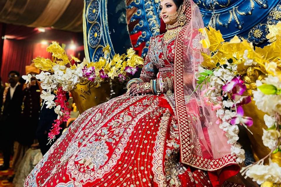 Bride's entry
