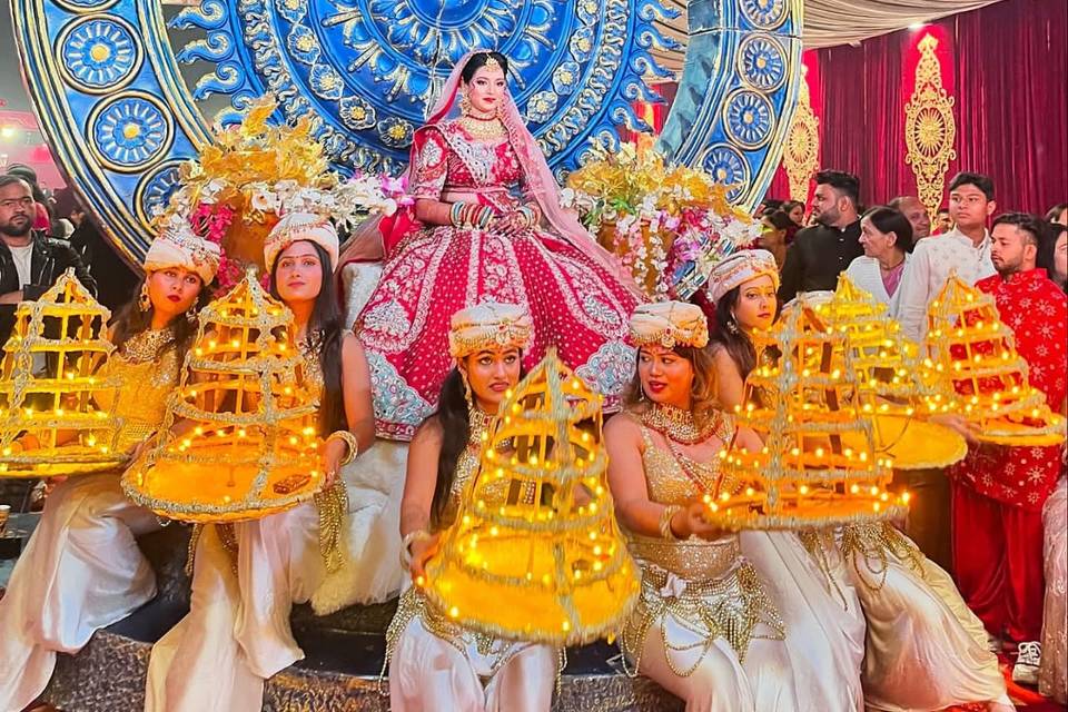 Bride's entry
