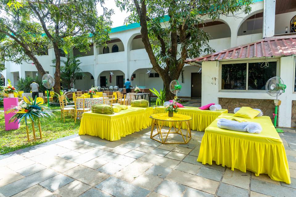 Haldi by the Pool