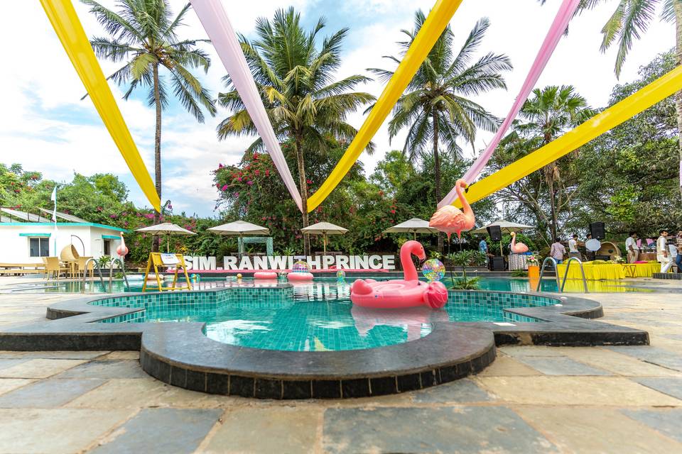 Haldi by the Pool