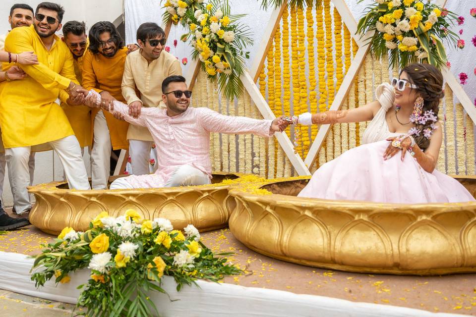 Haldi by the Pool