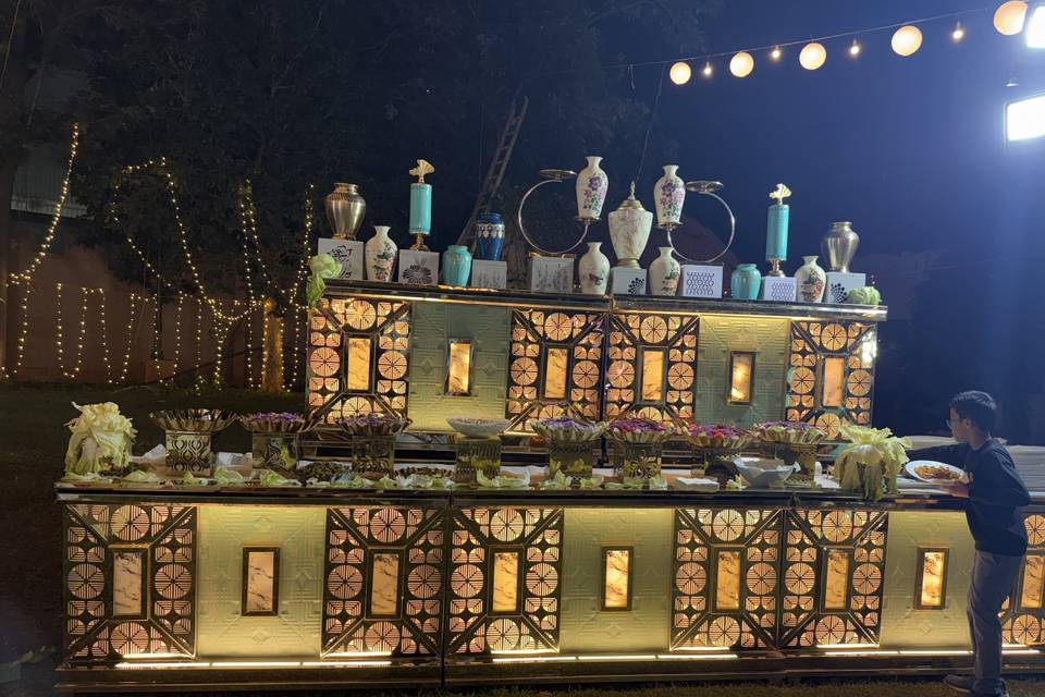 Catering setup