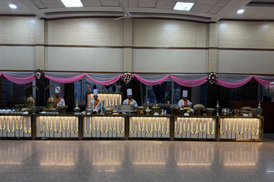 Catering setup