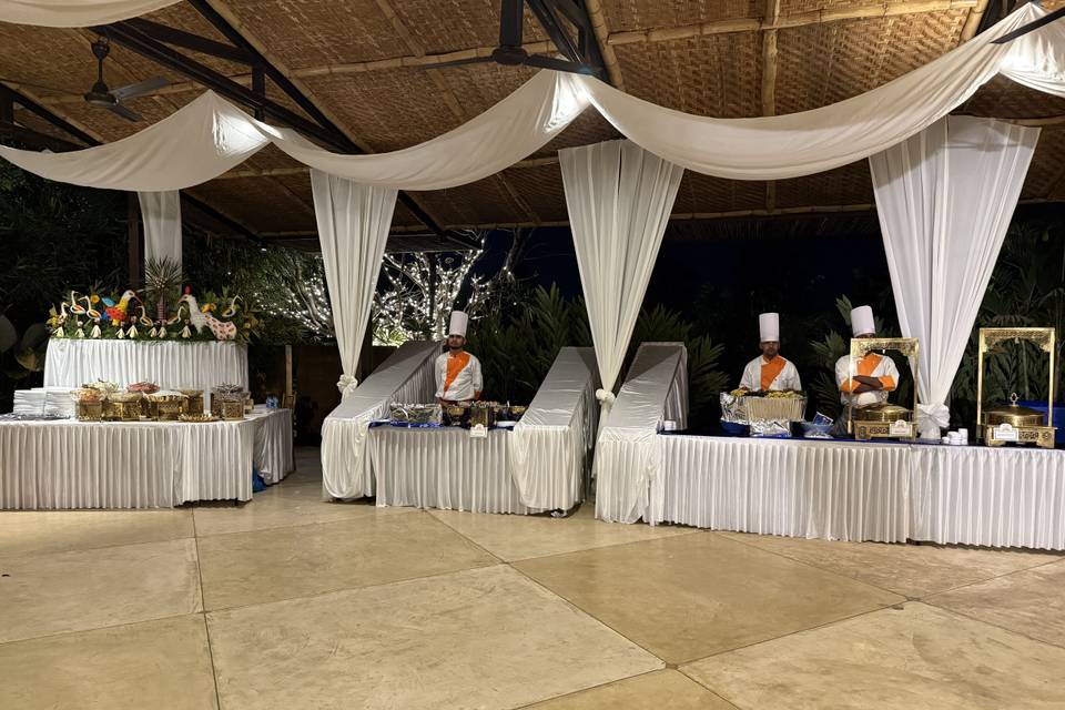 Catering setup