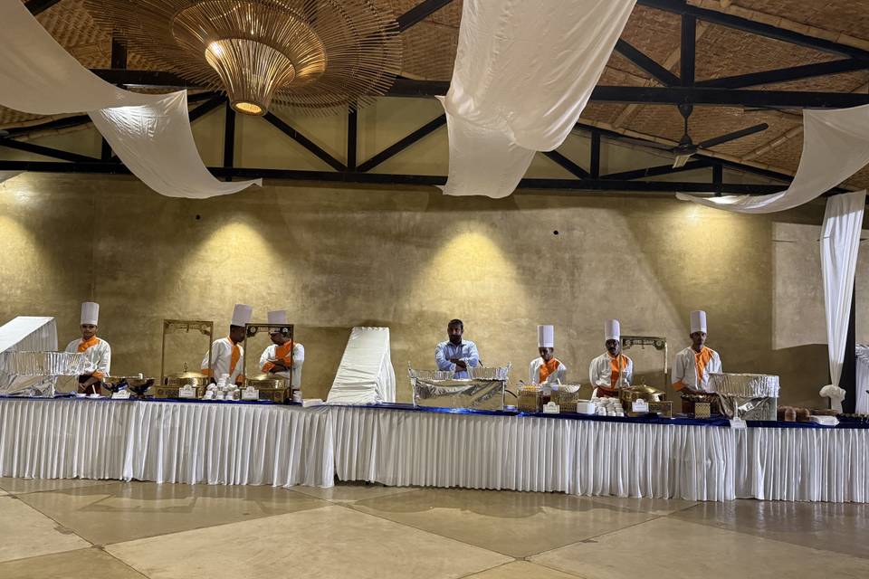 Catering setup