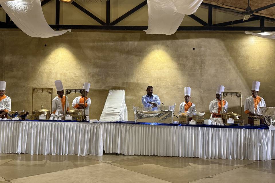 Catering setup
