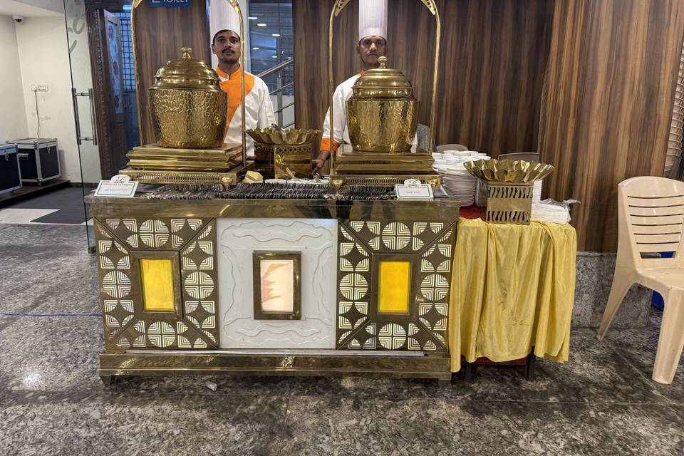 Catering setup