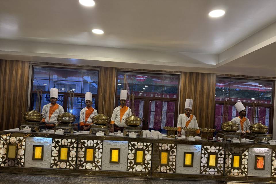 Catering setup