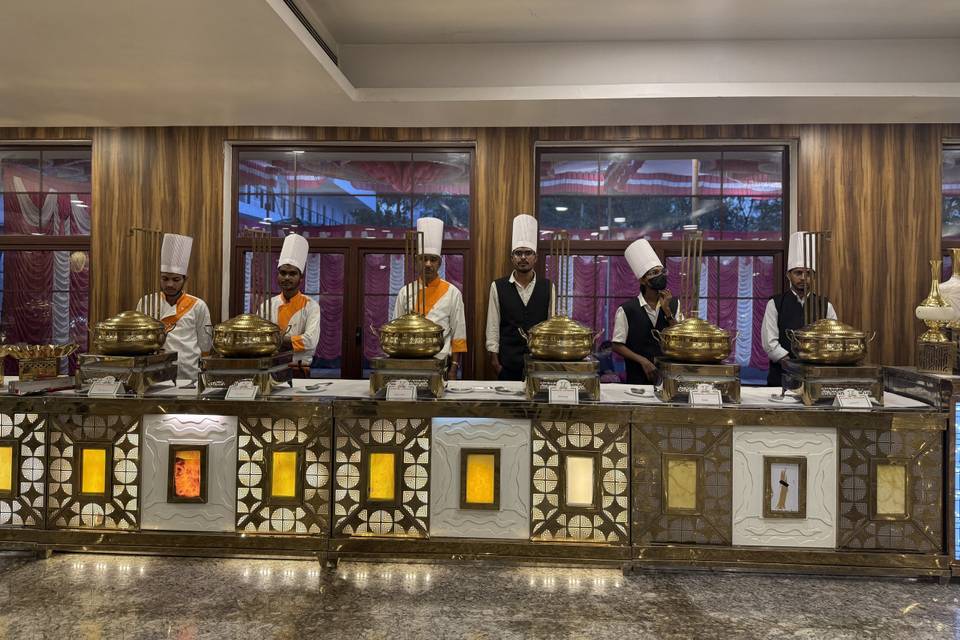 Catering setup
