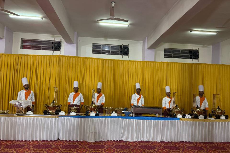 Catering setup