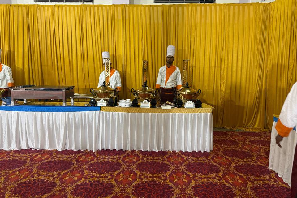 Catering setup