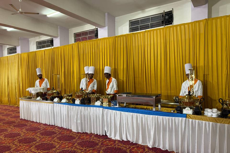 Catering setup