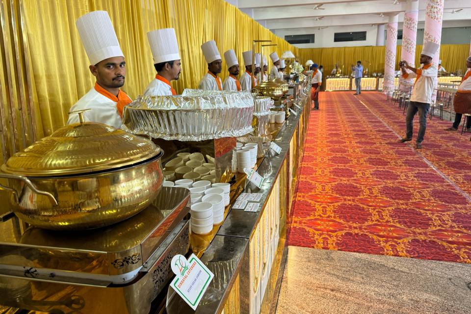Catering setup