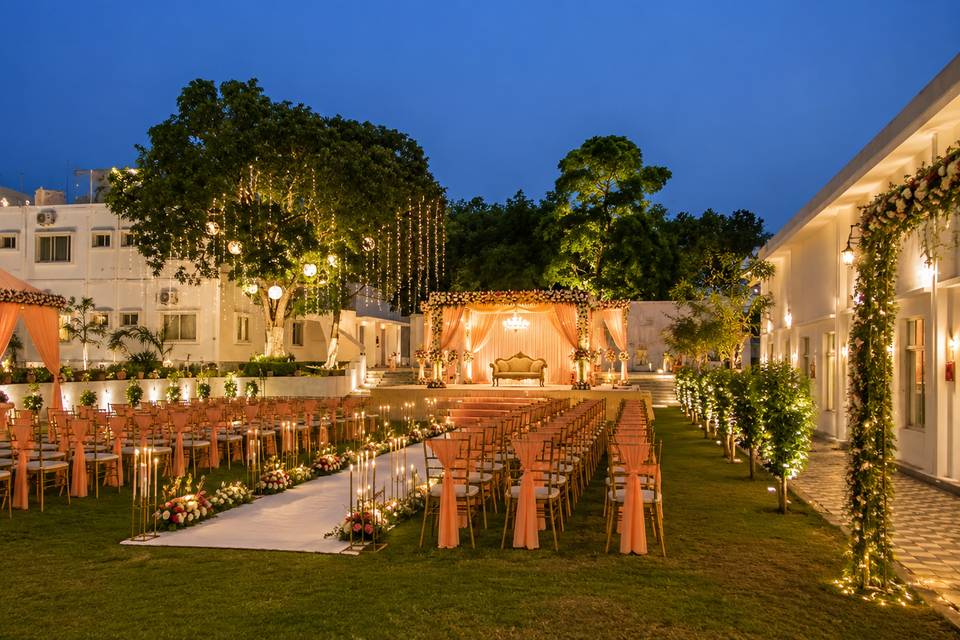 Lawn area
