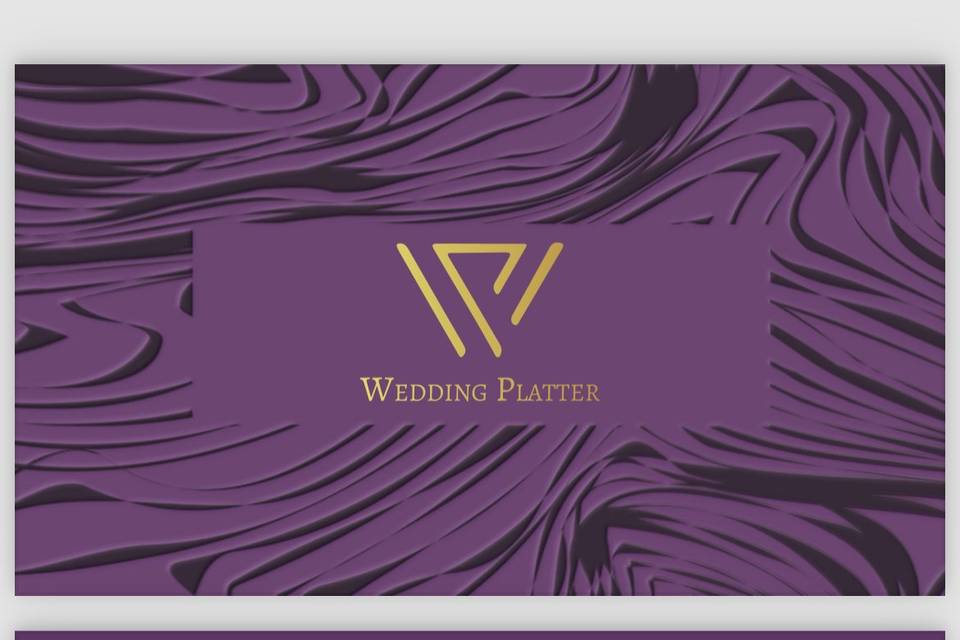 Wedding Platter