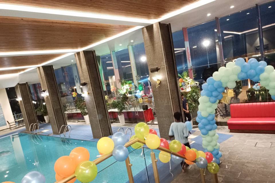 Birthday party at pool