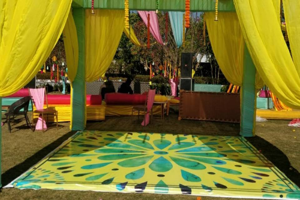 Custom dance floor