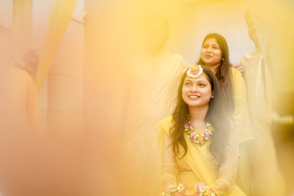 Haldi bride