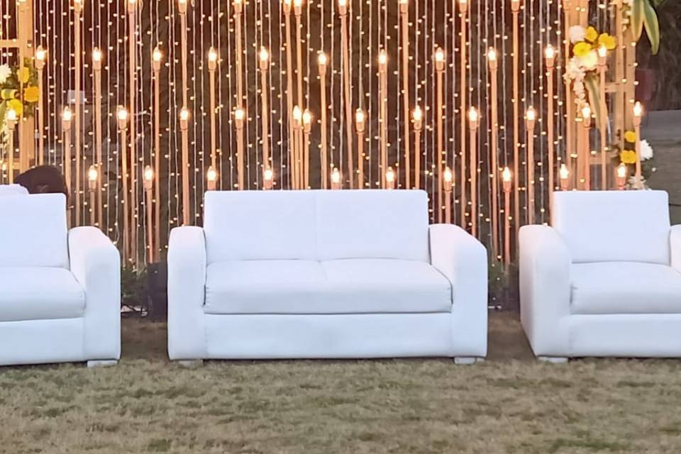 Bride and groom seating